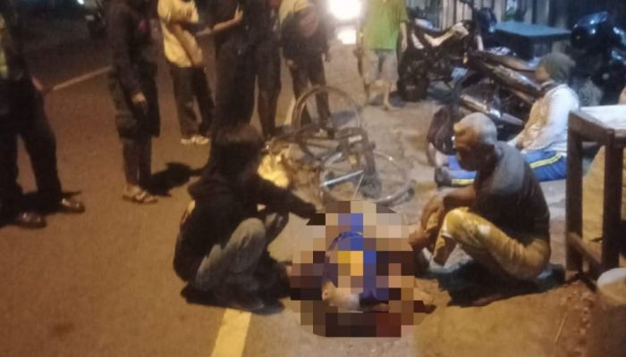 Lansia Tewas Tertabrak Motor di Depan Pasar Ngangkruksari