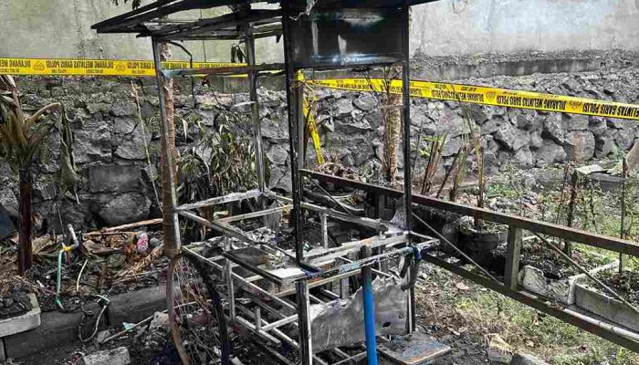 Gerobak Burjo di Embung Giwangan Terbakar, Polisi Selidiki Dugaan Pembakaran