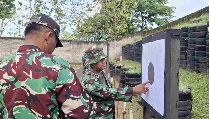 Bidik Tepat, Prajurit Kodim 0730/Gunungkidul Ditempa Lewat Latihan Menembak Pistol