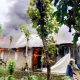 Asap Tebal Selimuti Brongkol, Gudang dan Atap Rumah Warga Hangus Terbakar