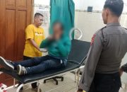 Bus Berhenti Turunkan Penumpang, Pengendara Motor Tabrak dari Belakang