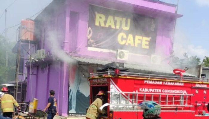 Asap Tebal dari Room 5, Dua Ruang Karaoke di Gunungkidul Dilahap Api