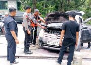 Grand Livina Terbakar di SPBU Patuk, Diduga Akibat Radiator Kering