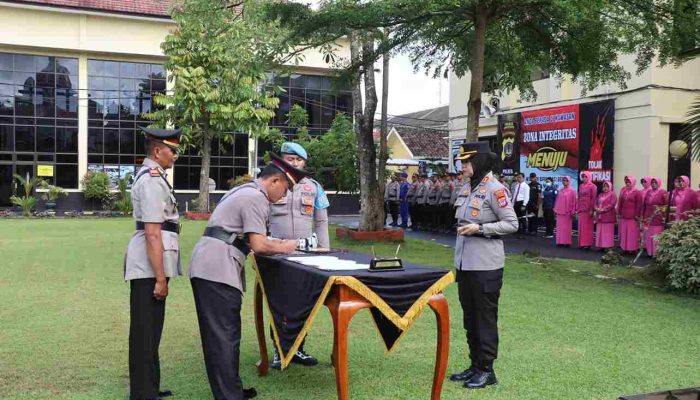 Penyegaran di Tubuh Polres Gunungkidul, Sejumlah Kapolsek Resmi Bergeser Jabatan