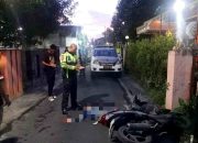 Kecelakaan Tunggal di Bantul, Motor Tabrak Tiang, Pengendara Kritis