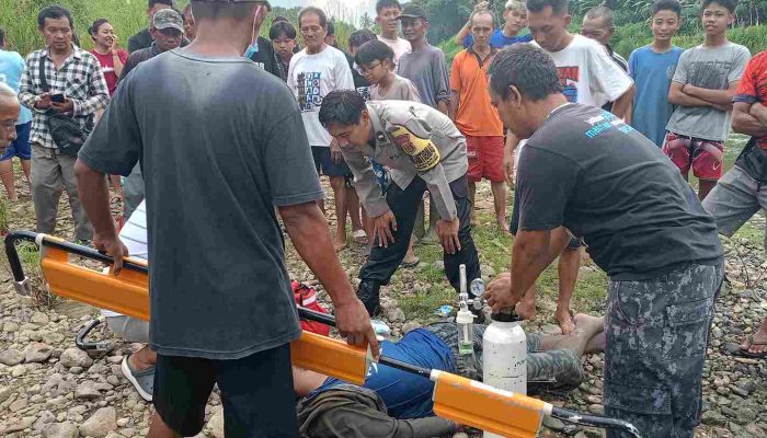 Nyaris Tewas, Pria Mengapung di Sungai Oyo Diselamatkan Warga