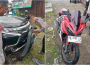 Mobil Pajero Tabrak Honda CBR di Imogiri Timur, Pemotor Meninggal Dunia