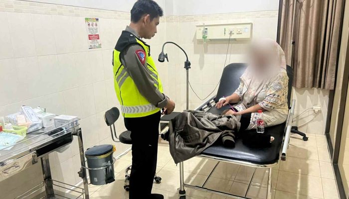 Nyalip di Jalan Menikung, Sepeda Motor Suzuki Thunder Terlibat Kecelakaan di Patuk