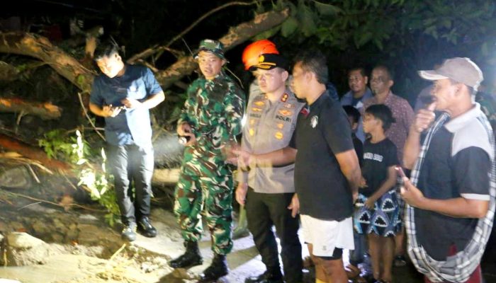 Longsor di Ngawen, Kapolres Gunungkidul Turun Langsung Pimpin Penanganan Darurat