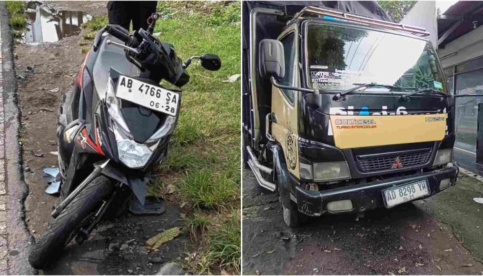 Salip Truk di Imogiri Timur, Dua Mahasiswa Patah Tulang Usai Motor Tabrak dari Arah Berlawanan