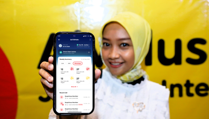 IM3 Indosat Hadirkan Fitur SATSPAM+ Aplikasi Perlindungan Whatsapp Call.