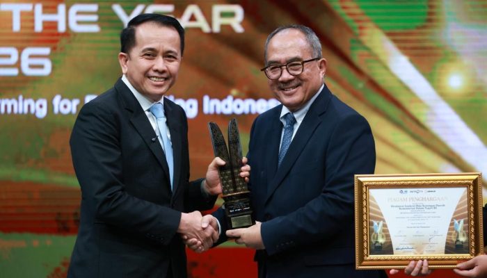 Dirjen Keuangan Daerah Kemendagri Agus Fatoni, Raih Penghargaan Excellence in Regional Financial Governance 2026