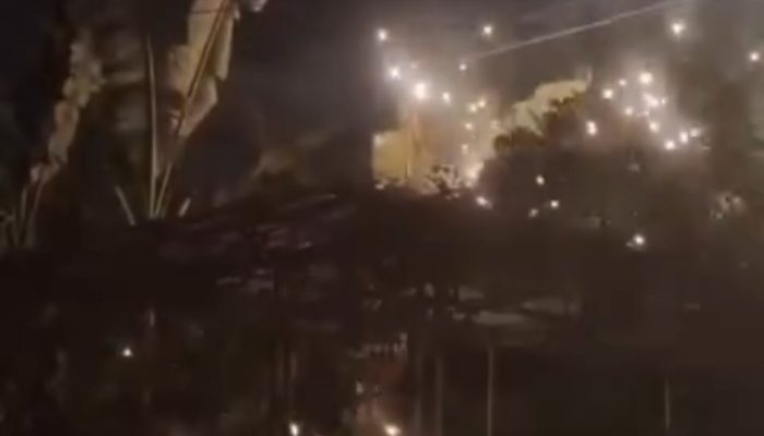 Gangguan Jaringan Listrik, Percikan Api Muncul di Sepanjang Kabel Keyongan Kidul