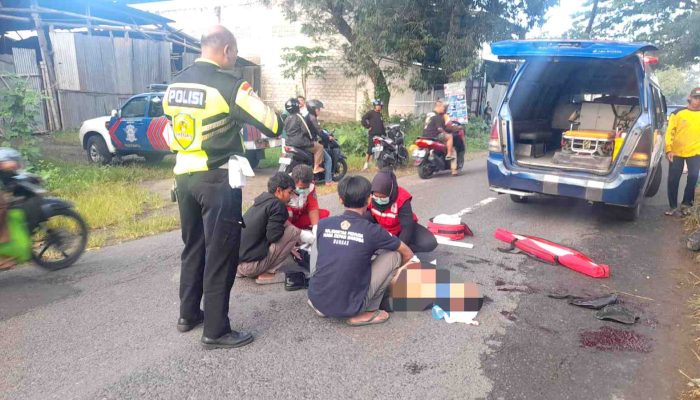 Kecelakaan di Depan Rumah Budaya Tembi, Pengendara Aerox Patah Kaki dan Tangan
