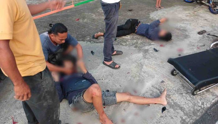 Kecelakaan di Depan SPBU Patuk, Motor Vega Tabrak Suzuki yang Belok ke SPBU