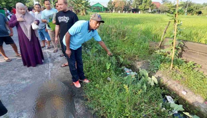 Perempuan Lansia Ditemukan Meninggal di Sungai Pengairan Sawah, Diduga Terjatuh