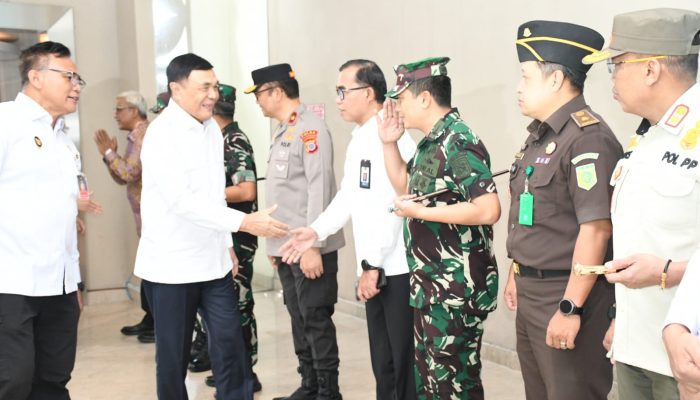 Kunjungan Menko Polkam ke YIA, Danlanal Yogyakarta Tegaskan Komitmen Keamanan Mudik