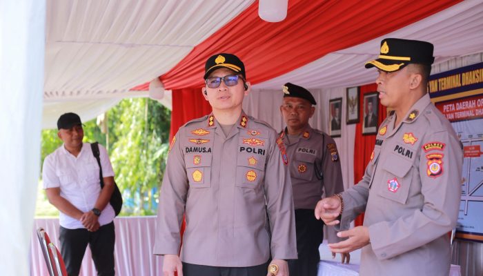 Pastikan Personel dan Fasilitas Siap, Kapolres Gunungkidul Sidak Pospam Operasi Progo 2026