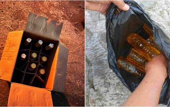 Operasi di Sewon, Polisi Sita Belasan Botol Miras dan Amankan Dua Pelaku