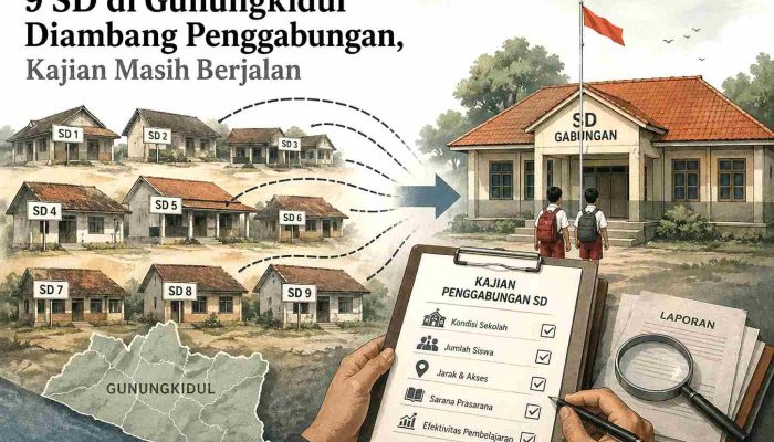 9 SD di Gunungkidul Diambang Penggabungan, Kajian Masih Berjalan