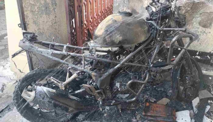 Satu Motor Hangus Terbakar di Kos Putri Demangan, Kerugian Capai Puluhan Juta