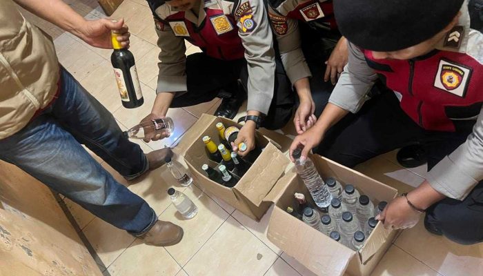 Polisi Gerebek Penjual Miras di Bantul, Barang Bukti Disita dari Enam Lokasi