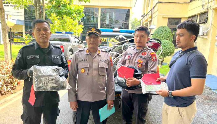 Tinggalkan Motor dan Sandal di Lokasi Pencurian, Pelaku Curanmor Dibekuk Polisi