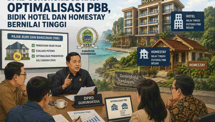 DPRD Gunungkidul Kaji Optimalisasi PBB, Bidik Hotel dan Homestay Bernilai Tinggi
