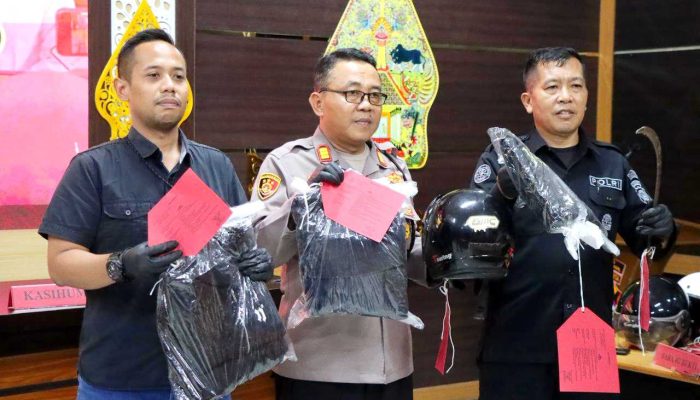 Lima Pelaku Pengeroyokan di Karangmojo Ditangkap, Dua Korban Luka Bacok