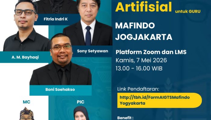 Mafindo Gelar Kelas A.I Secara Daring dengan Target 10.000 Guru di Indonesia