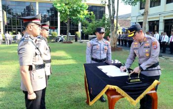 Empat Jabatan Strategis di Polres Gunungkidul Berganti