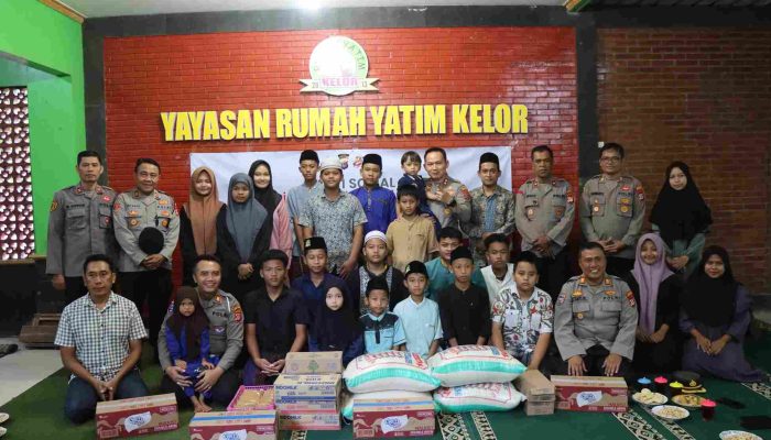 Jelang Hari Bhayangkara ke-80, Polres Gunungkidul Berbagi dengan Anak Yatim