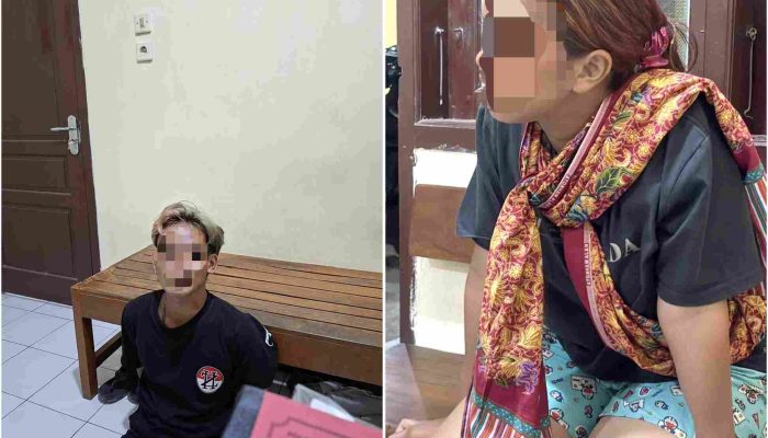 Kepergok Curi Motor yang Kuncinya Masih Menancap, Sepasang Sejoli Ditangkap Warga