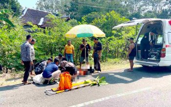 Dua Warga Girisekar Terluka dalam Kecelakaan Bus dan Motor di Jalan Playen-Paliyan