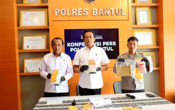 Pengedar Sabu di Banguntapan Bantul Dibekuk, Polisi Sita Hampir 88 Gram Barang Bukti