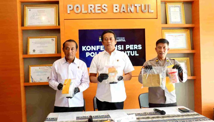 Pengedar Sabu di Banguntapan Bantul Dibekuk, Polisi Sita Hampir 88 Gram Barang Bukti