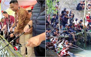 Sambut Hari Bhayangkara Ke-80, Polres Gunungkidul Gelar Mancing Bersama 1.000 Warga