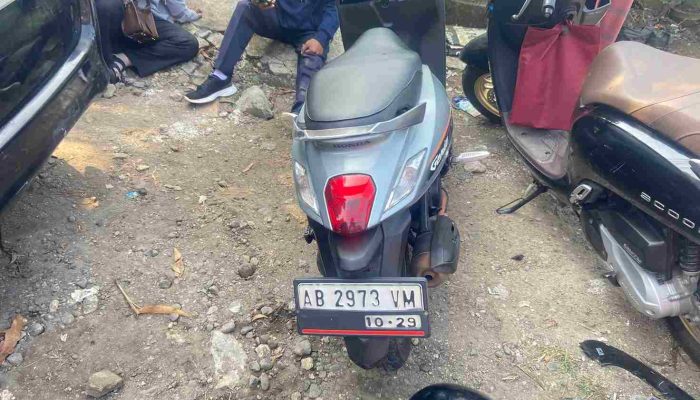 Tabrakan Honda Scoopy dan Honda Genio di Playen, Satu Korban Dilarikan ke Rumah Sakit