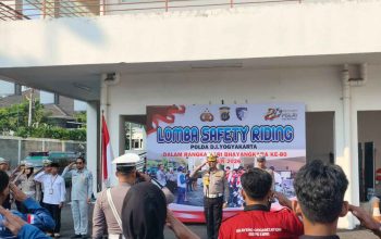 Polda DIY Gelar Lomba Safety Riding Hari Bhayangkara ke-80, Libatkan 100 Pelajar dan Mahasiswa di Yogyakarta