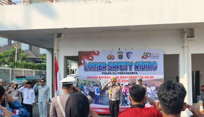 Polda DIY Gelar Lomba Safety Riding Hari Bhayangkara ke-80, Libatkan 100 Pelajar dan Mahasiswa di Yogyakarta