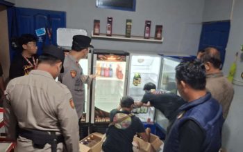 Tindak Lanjuti Laporan Warga, Polres Bantul Sita 249 Botol Miras Ilegal