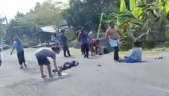 Diduga Terlalu ke Kanan, Dua Pengendara Honda Vario Terlibat Tabrakan di Ponjong