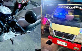Tabrakan di Depan SPBU Sambipitu, Pengendara Motor Alami Patah Tulang