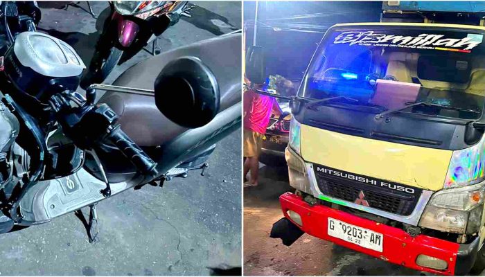 Tabrakan di Depan SPBU Sambipitu, Pengendara Motor Alami Patah Tulang