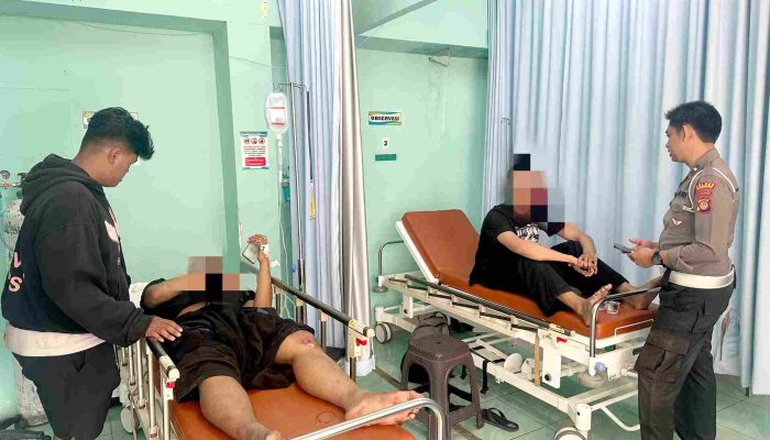 Motor Aerox Terpeleset Ceceran Solar di Patuk Gunungkidul, Dua Pelajar Asal Jateng Terluka