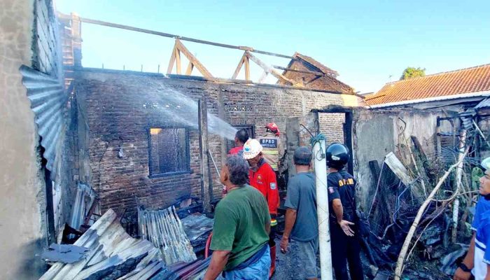 Rumah Warga di Sewon Terbakar Saat Ditinggal Penghuni, Diduga Akibat Sisa Pembakaran Kayu