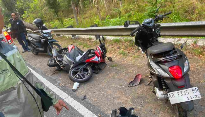 Diduga Kurang Konsentrasi, Dua Sepeda Motor Bertabrakan di Gading Playen, Mahasiswi Meninggal