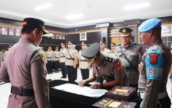 Mutasi Jabatan di Polres Gunungkidul, 10 Pejabat Resmi Berganti Posisi