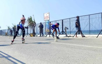 Pantai Sepanjang Jadi Arena Balap Sepatu Roda, 458 Atlet Ikuti Bupati Gunungkidul Cup III
