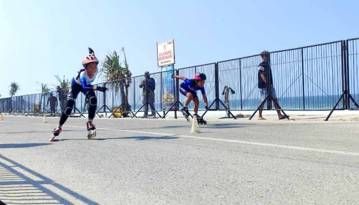 Pantai Sepanjang Jadi Arena Balap Sepatu Roda, 458 Atlet Ikuti Bupati Gunungkidul Cup III